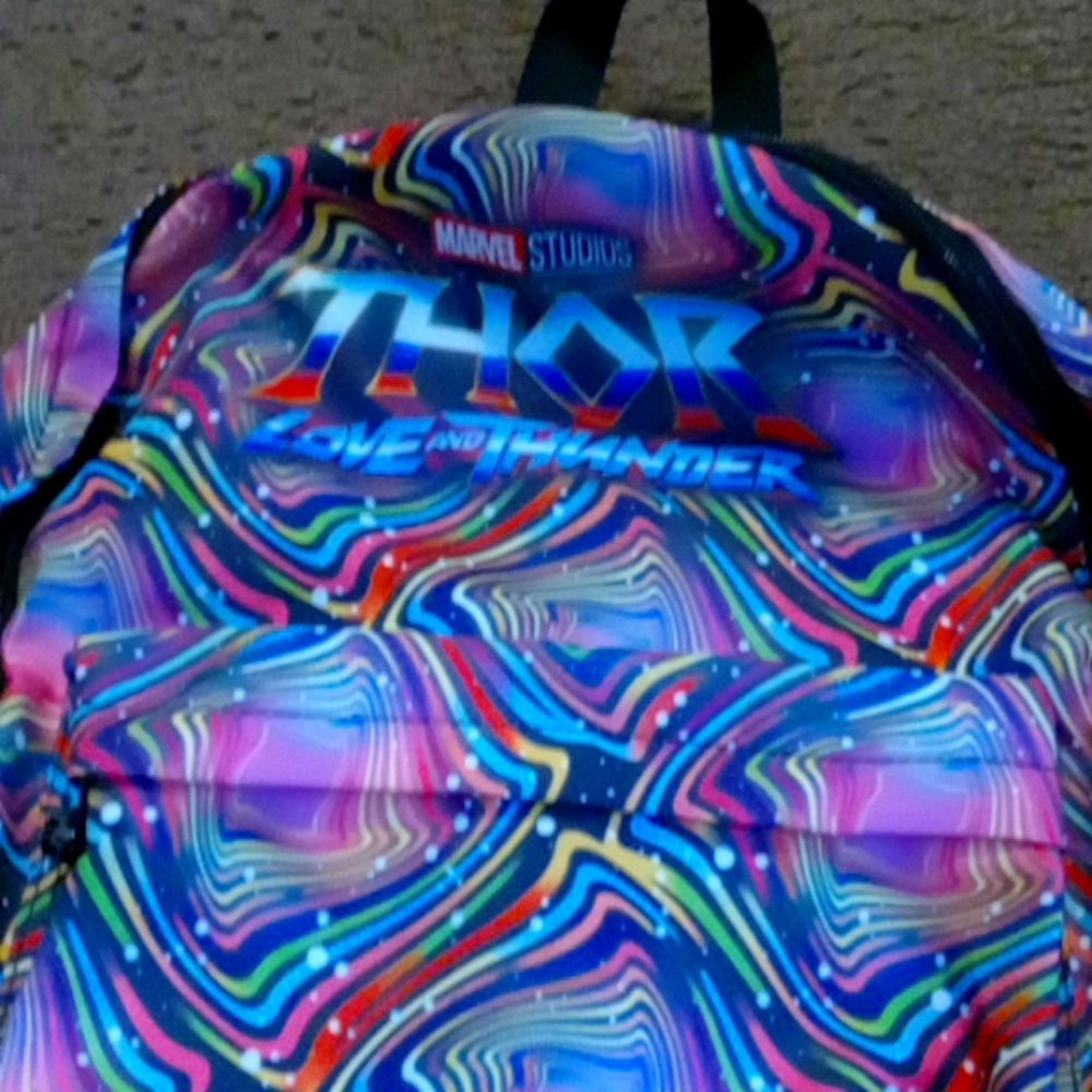I am selling a colored marvel back pack